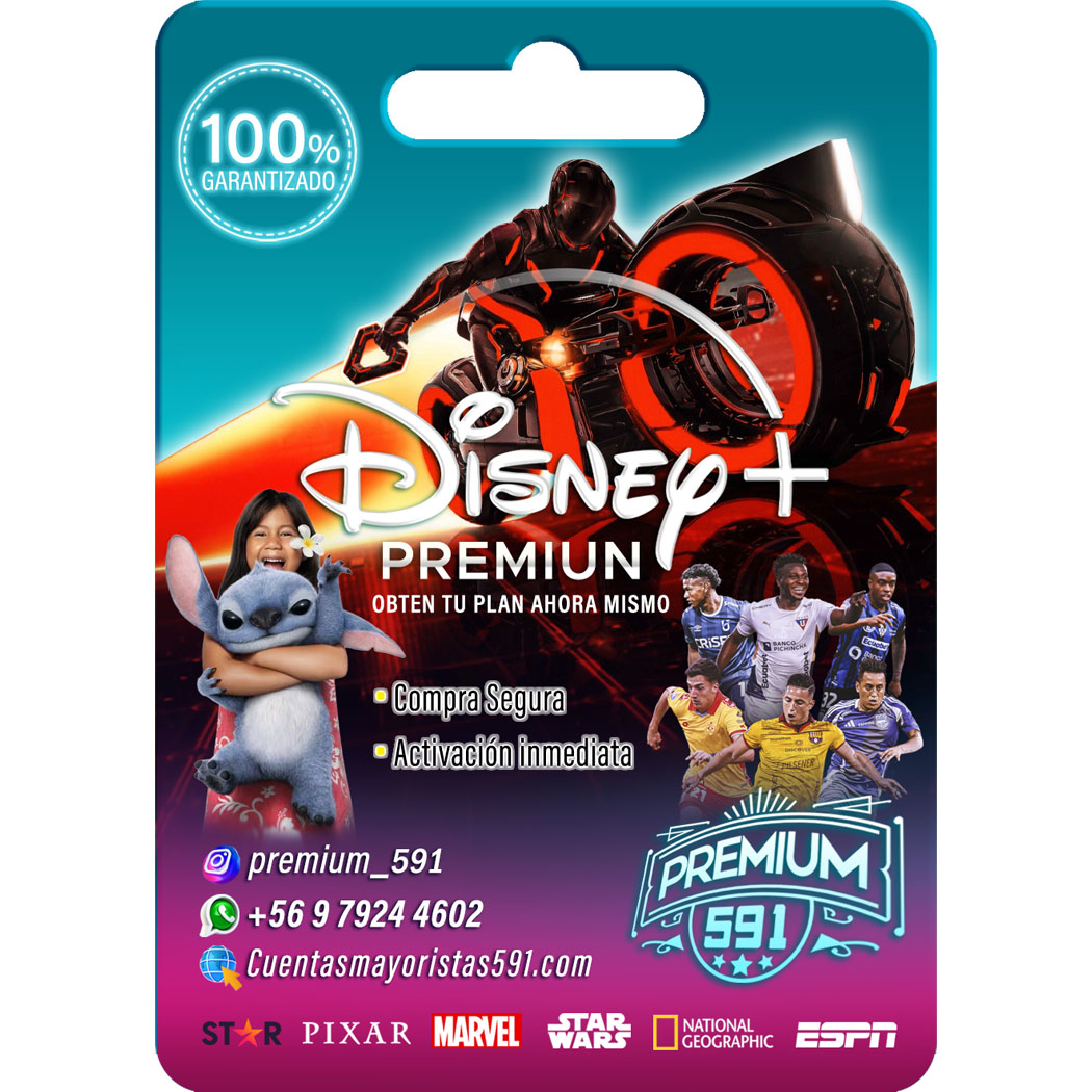 Disney+ Premium + ESPN Chile | Cuenta Completa 7 Perfiles Full HD