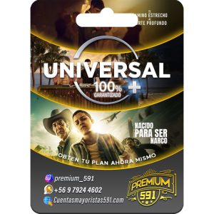 Universal+ Chile | Cuenta Premium Completa Full HD