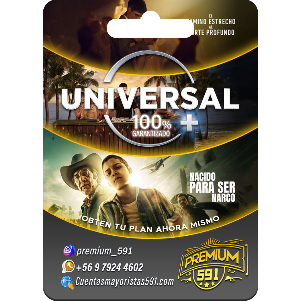 Universal+ Chile | Cuenta Premium Completa Full HD